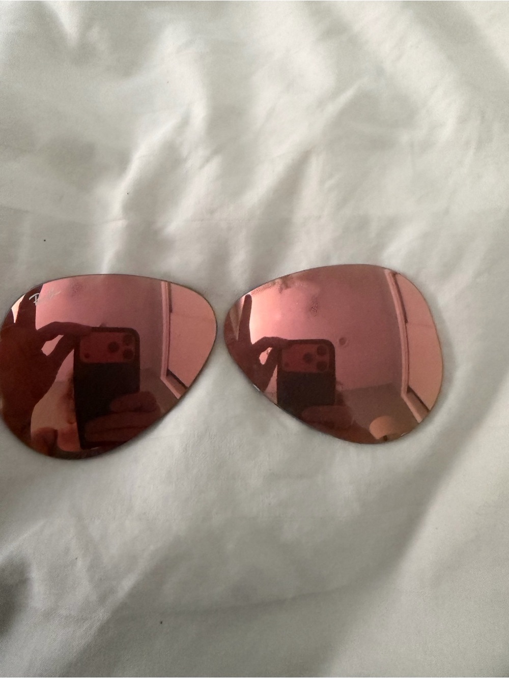 Ray-Ban Pink Mirror Replacement Sunglass Lenses